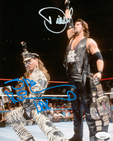 Shawn Michaels & Diesel dual signed 8x10 Photo (w/ JSA)