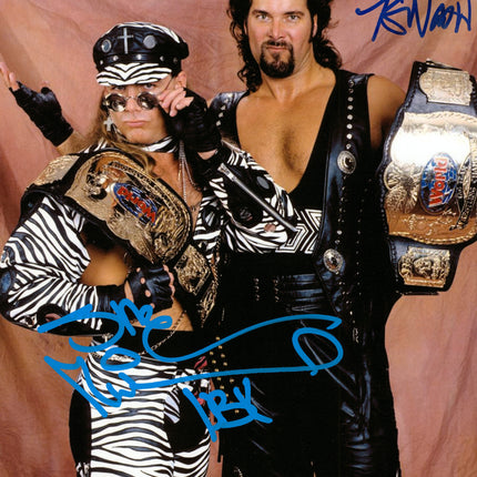 Shawn Michaels & Kevin Nash dual signed 8x10 Photo (w/ JSA)