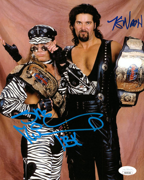 Shawn Michaels & Kevin Nash dual signed 8x10 Photo (w/ JSA)