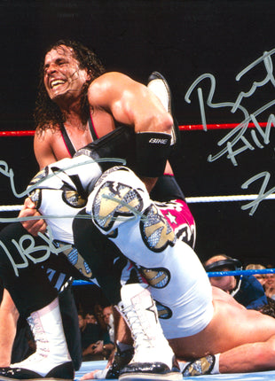 Shawn Michaels & Bret Hart dual signed 8x10 Photo (w/ JSA)