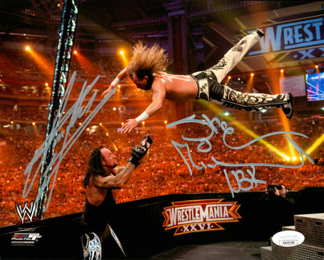 Shawn Michaels & Undertaker dual signed 8x10 Photo (w/ JSA)