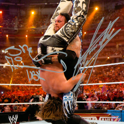 Shawn Michaels & Undertaker dual signed 8x10 Photo (w/ JSA)