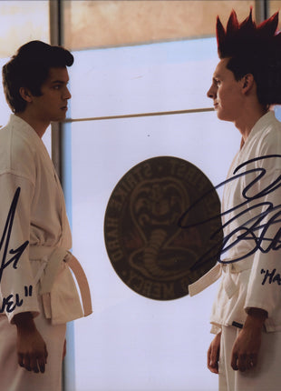 Xolo Mariduena & Jacob Bertrand dual signed 11x14 Photo (w/ JSA)