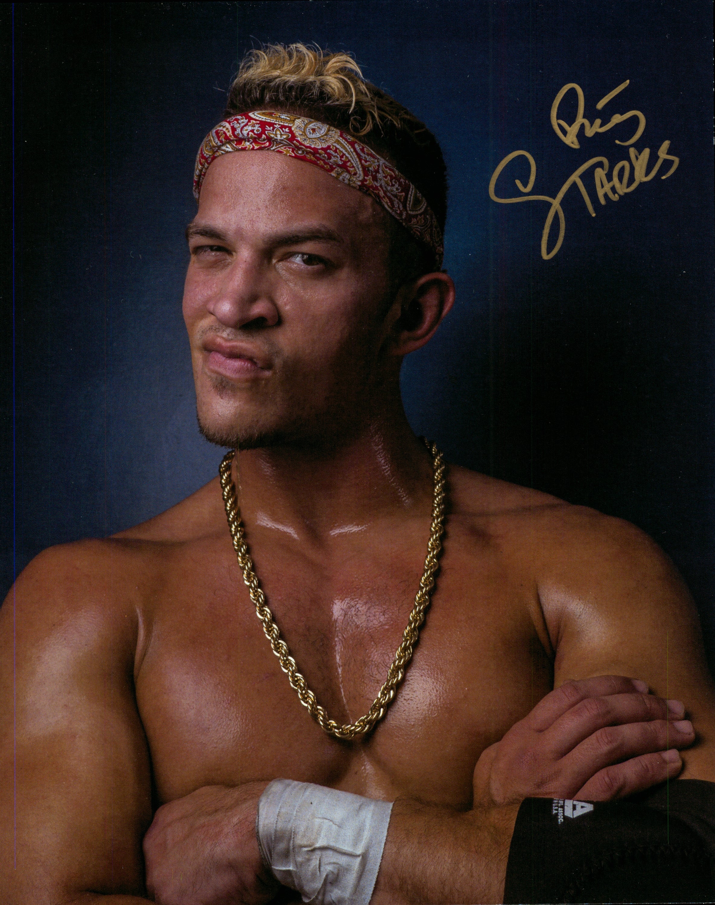Ricky Starks signed 8x10 Photo – Signed By Superstars