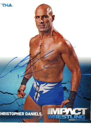 Photo 8x10 signée par Christopher Daniels
