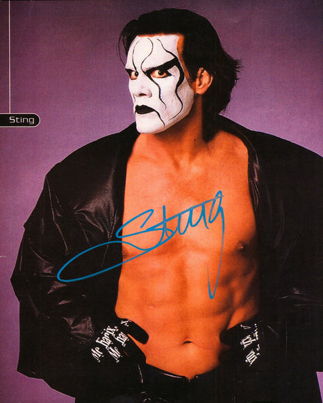 Photo 8x10 signée par Sting