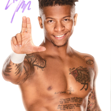 Lio Rush signed 8x10 Photo