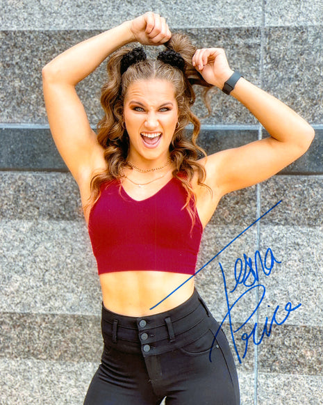 Tesha Price signed 8x10 Photo