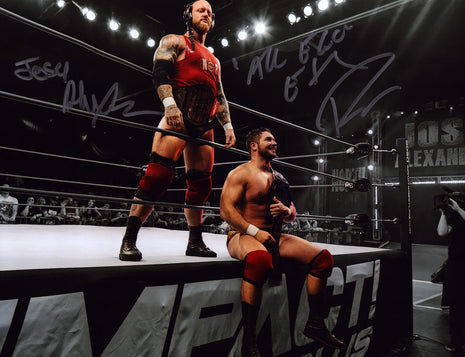 Josh Alexander & Ethan Page dual signed 11x14 Photo