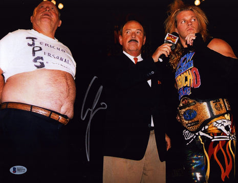 Chris Jericho signed 11x14 Photo (w/ Beckett)