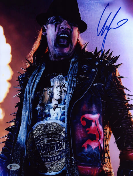 Chris Jericho signed 11x14 Photo (w/ Beckett)