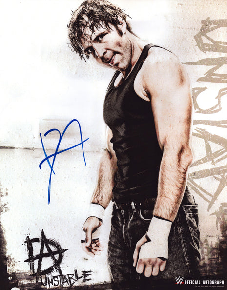 Dean Ambrose signed 11x14 Photo