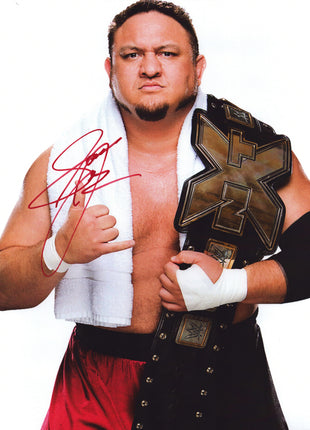 Samoa Joe signed 11x14 Photo