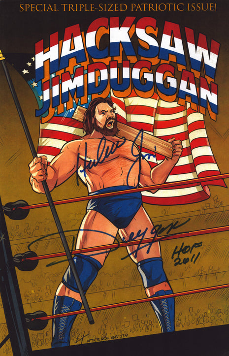 Jim Duggan signed 11x17 Photo