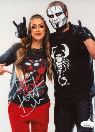 Britt Baker signed 8x10 Photo (w/ JSA)