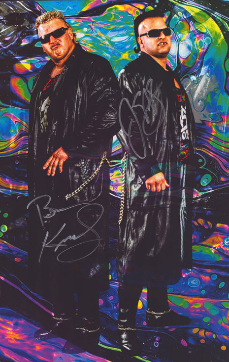 Nasty Boys - Brian Knobbs & Jerry Saggs dual signed 11x17 Photo