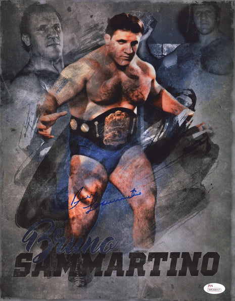 Bruno Sammartino signed 11x14 Photo (w/ JSA)