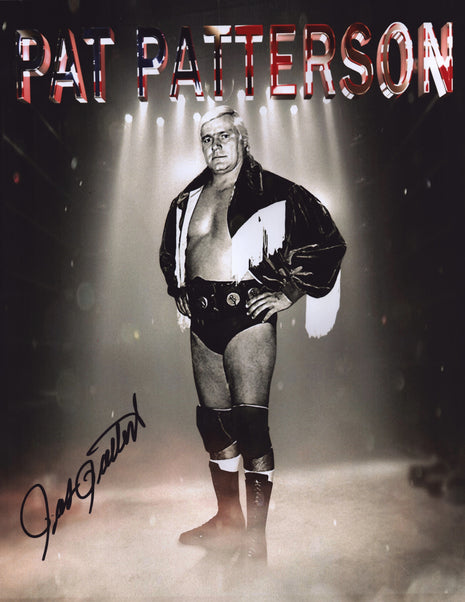 Pat Patterson signed 11x14 Photo