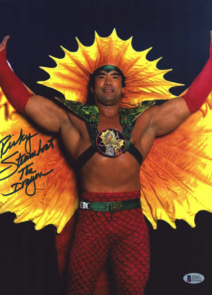 Ricky Steamboat signed 11x14 Photo (w/ Beckett)