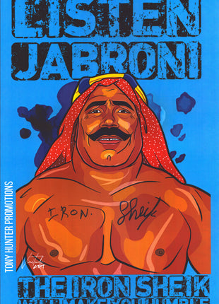 Iron Sheik signed 11x17 Photo