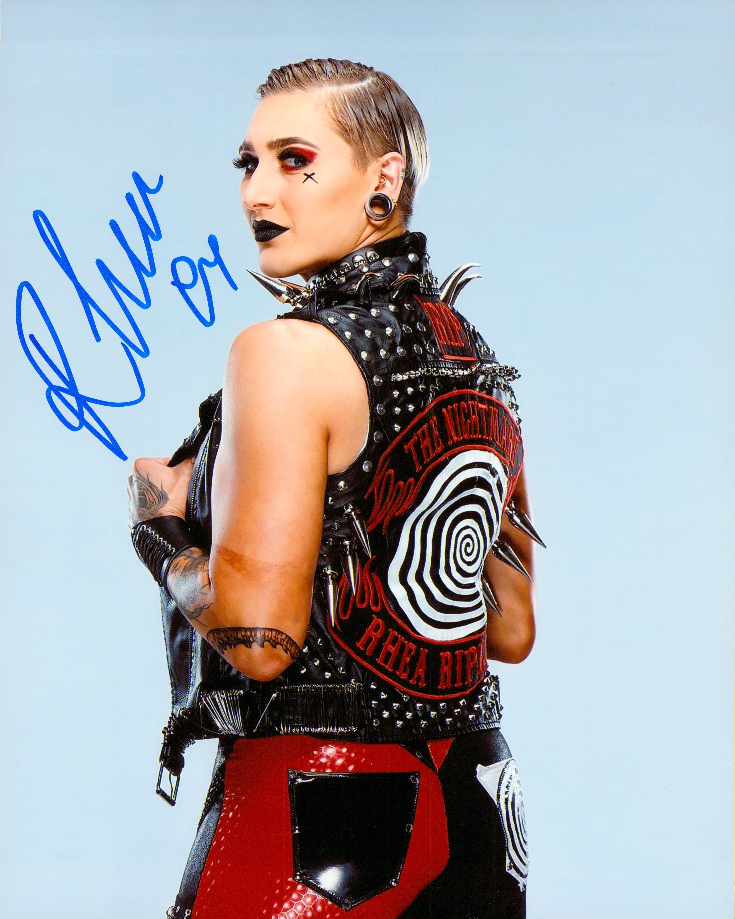 Signed Rhea Ripley Rhea Ripley signed 8x10 Photo – Signed By Superstars