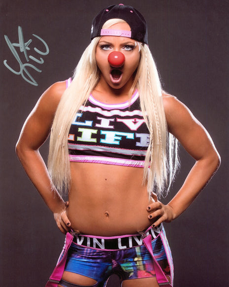 Liv Morgan signed 8x10 Photo
