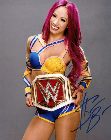 Sasha Banks signed 8x10 Photo