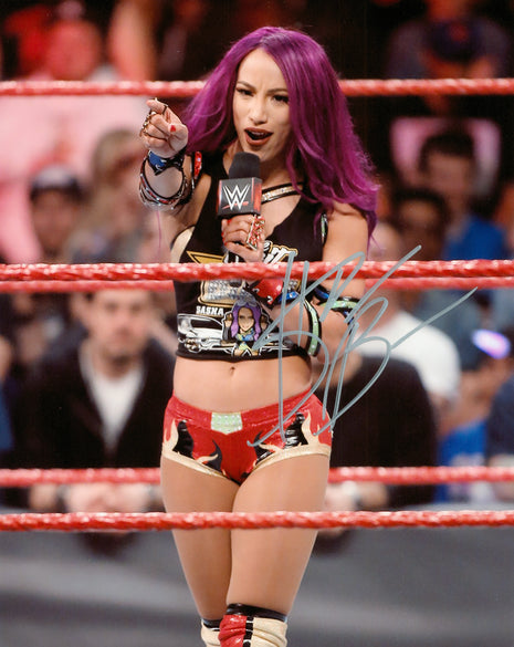 Sasha Banks signed 8x10 Photo