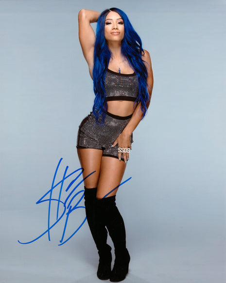 Sasha Banks signed 8x10 Photo