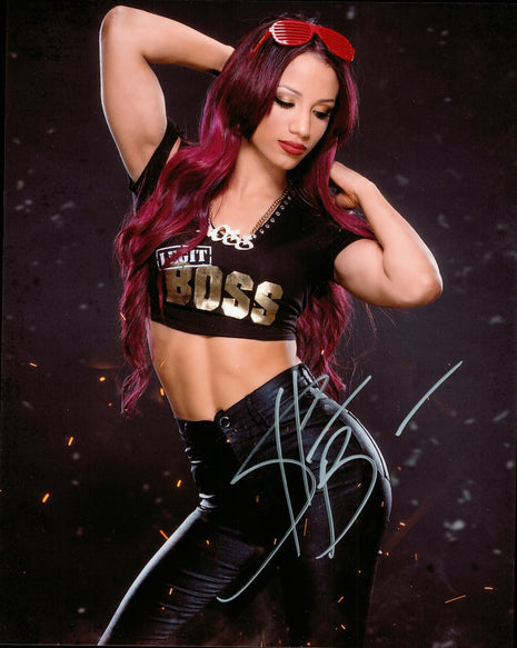 Sasha Banks signed 8x10 Photo