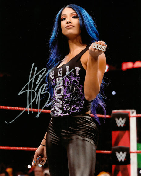 Sasha Banks signed 8x10 Photo