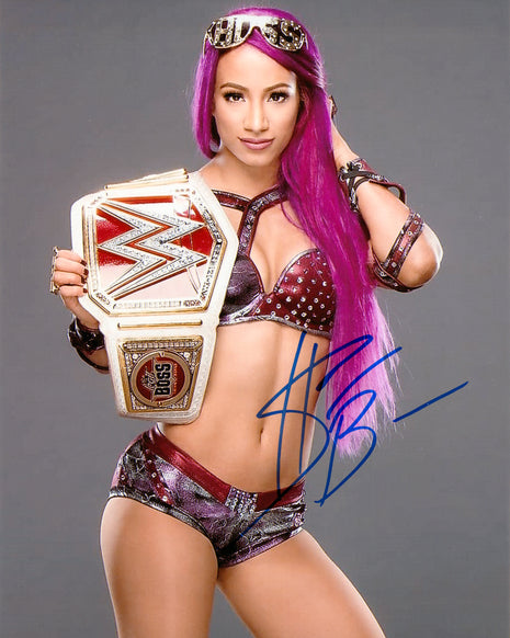 Sasha Banks signed 8x10 Photo