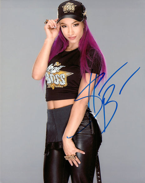 Sasha Banks signed 8x10 Photo