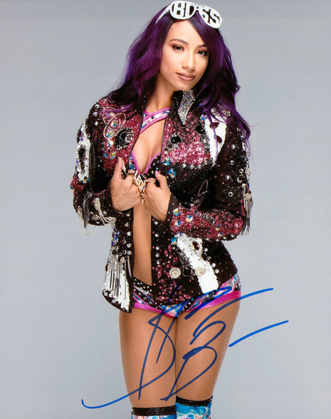 Sasha Banks signed 8x10 Photo