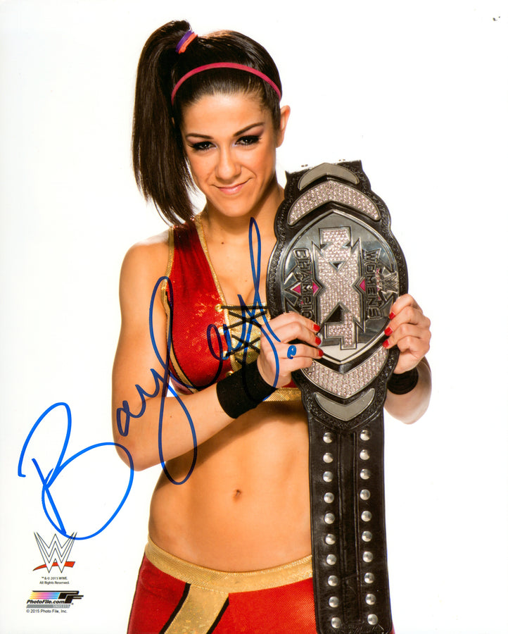 Bayley signed 8x10 photo signed by superstars