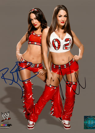 Bella Twins - Brie & Nikki Bella dual signed 8x10 Photo