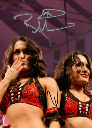 Bella Twins - Brie & Nikki Bella dual signed 8x10 Photo