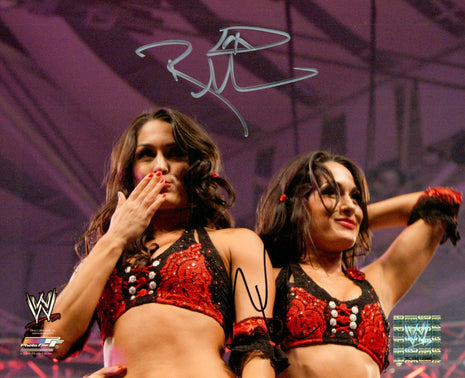 Bella Twins - Brie & Nikki Bella dual signed 8x10 Photo