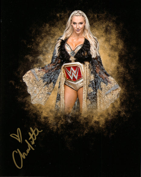 Charlotte Flair signed 8x10 Photo