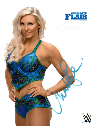 Charlotte Flair signed 8x10 Photo