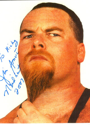 Jim Neidhart signed 8x10 Photo