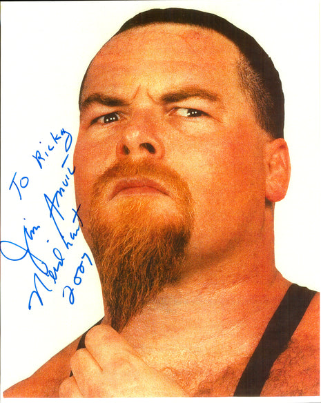 Jim Neidhart signed 8x10 Photo