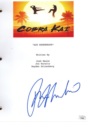 Ralph Macchio signed Reprint Script from Cobra Kai (w/ JSA)