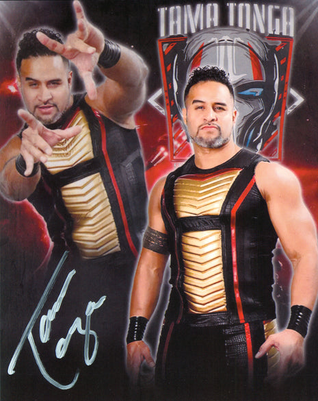 Tama Tonga signed 8x10 Photo