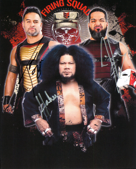 Haku, Tama Tongo & Hikuleo triple signed 8x10 Photo