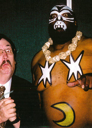 Kamala & Paul Bearer dual signed 8x10 Photo (w/ JSA)