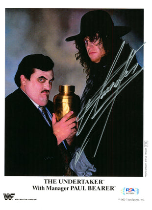 The Undertaker signed 8x10 Photo (w/ PSA)