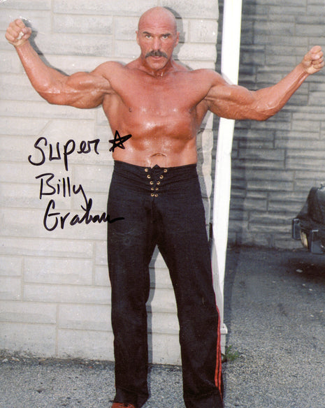 Superstar Billy Graham signed 8x10 Photo