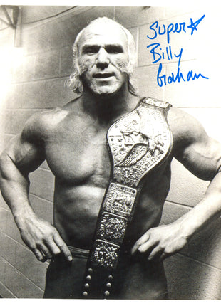 Superstar Billy Graham signed 8x10 Photo