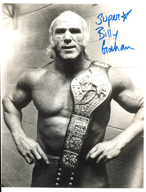 Superstar Billy Graham signed 8x10 Photo